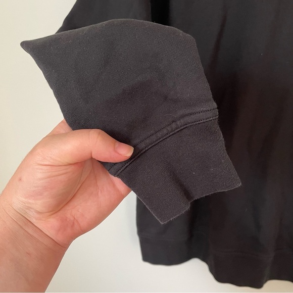 Lululemon All Yours Crew *Fleece Black Size Small - Picture 8 of 10